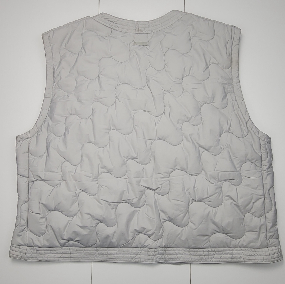 adidas Men's Nuganic Light Insulation Jacket Vest Gray IS1262 Size 2XL New - Picture 2 of 11